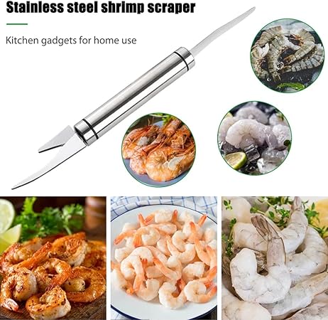 Stainless Steel Shrimp Peeling Knife – Multifunctional Design