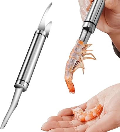 Stainless Steel Shrimp Peeling Knife – Multifunctional Design
