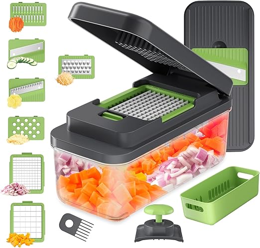 6-in-1 Vegetable Chopper & Slicer – Multipurpose Kitchen Tool
