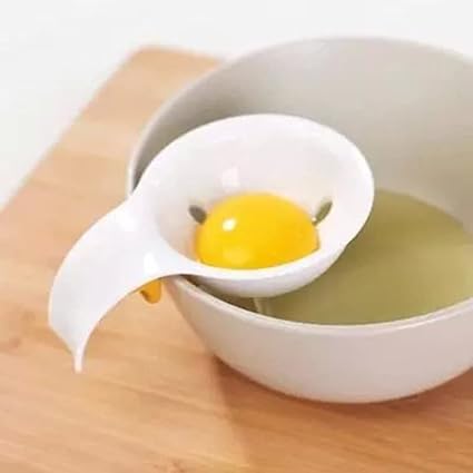 Egg Yolk & White Separator – White